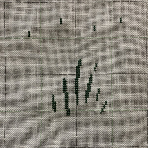 刺繍 フレメカレンダー1966年 Feb