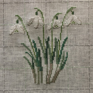 刺繍 フレメカレンダー1966年 Feb