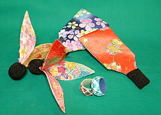 つるし雛 羽子板と羽根